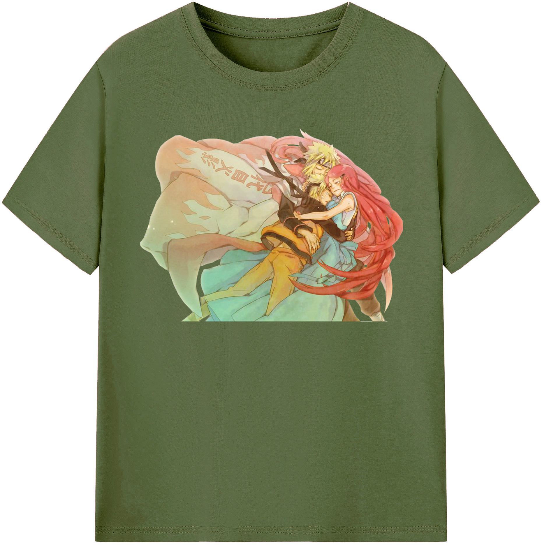 （画像用） NARUTO -ナルト- うずまき ナルト Uzumaki Naruto 綿100％半袖Tシャツ（フロントプリント）